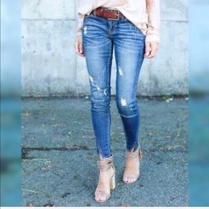 Distressed Skinny Jeans